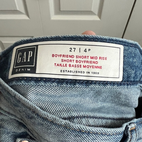 Gap denim boyfriend shorts sz 27 4P - Picture 3 of 4